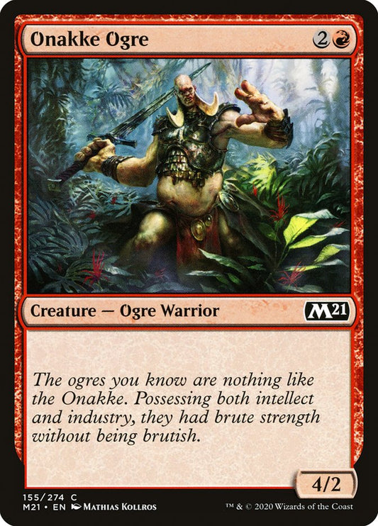 Onakke Ogre - carta Magic The Gathering