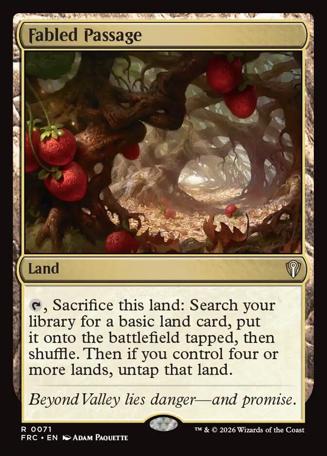 Fabled Passage - carta Magic The Gathering