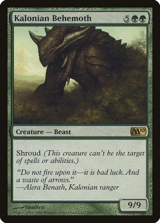 Kalonian Behemoth - carta Magic The Gathering