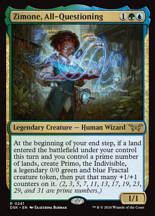 Zimone, All-Questioning - carta Magic The Gathering