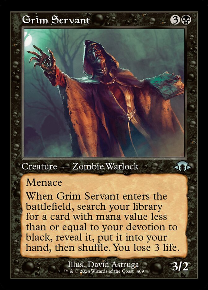 Grim Servant - carta Magic The Gathering