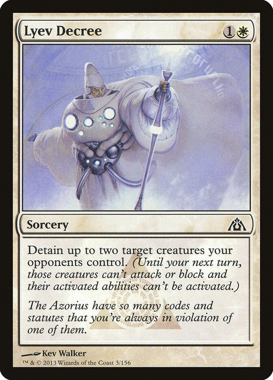 Lyev Decree - carta Magic The Gathering
