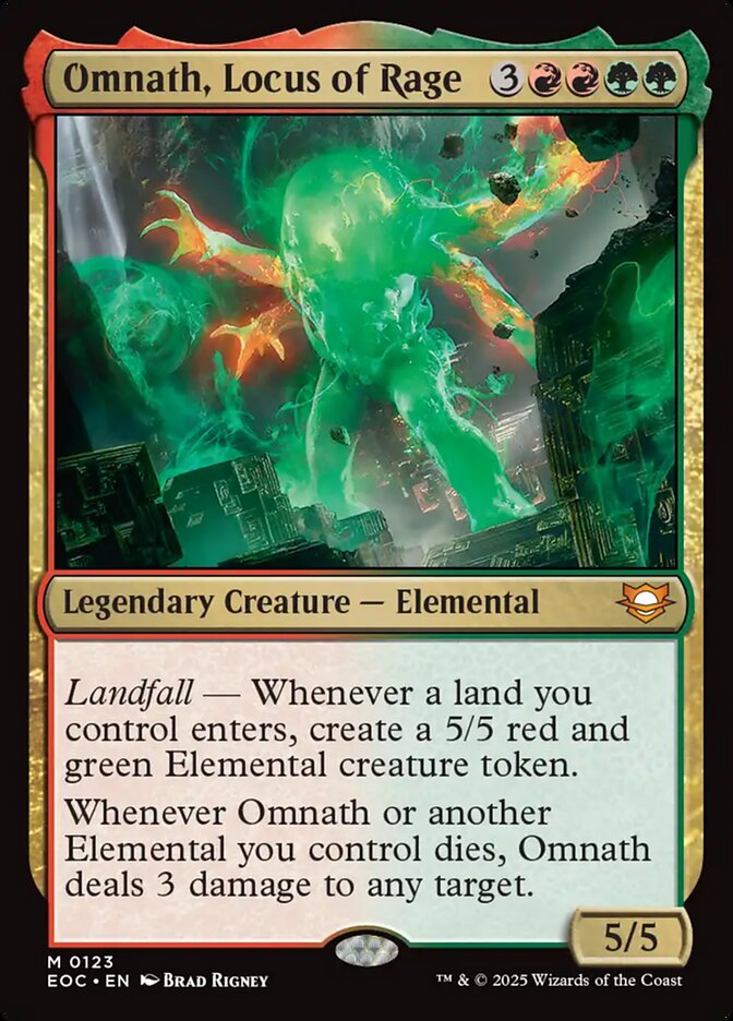 Omnath, Locus of Rage - EOC-123-NF-LDG