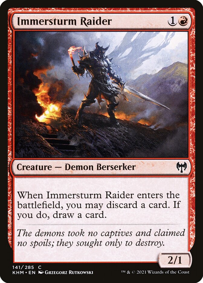 Immersturm Raider - carta Magic The Gathering