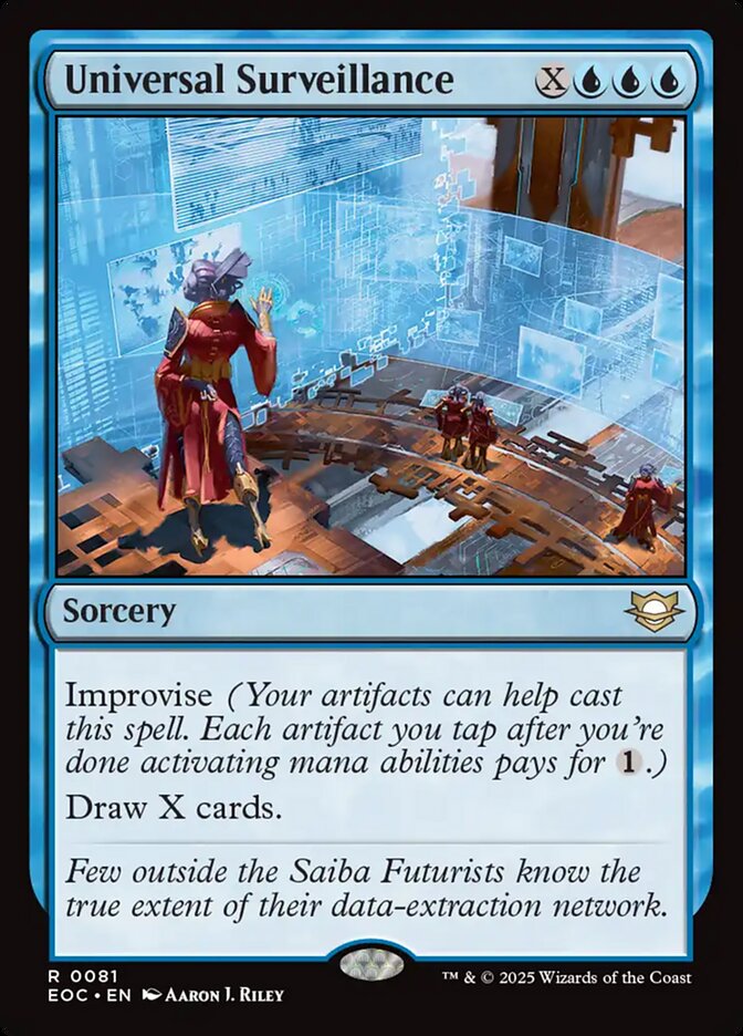 Universal Surveillance - carta Magic The Gathering