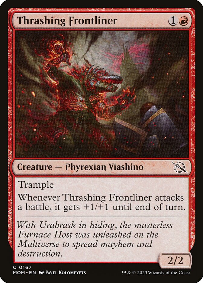 Thrashing Frontliner - carta Magic The Gathering