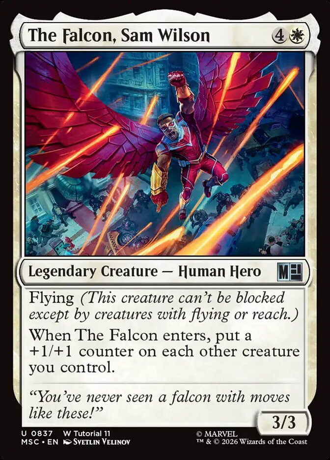 The Falcon, Sam Wilson - carta Magic The Gathering