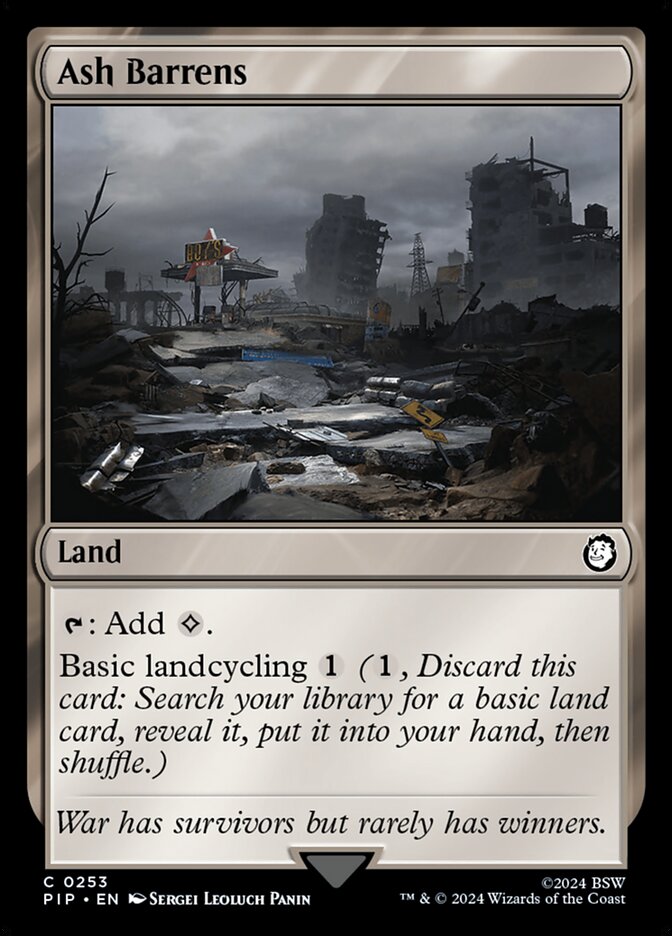 Ash Barrens - PIP-253-NF-UNI