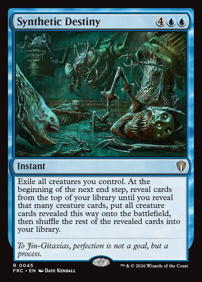 Synthetic Destiny - carta Magic The Gathering