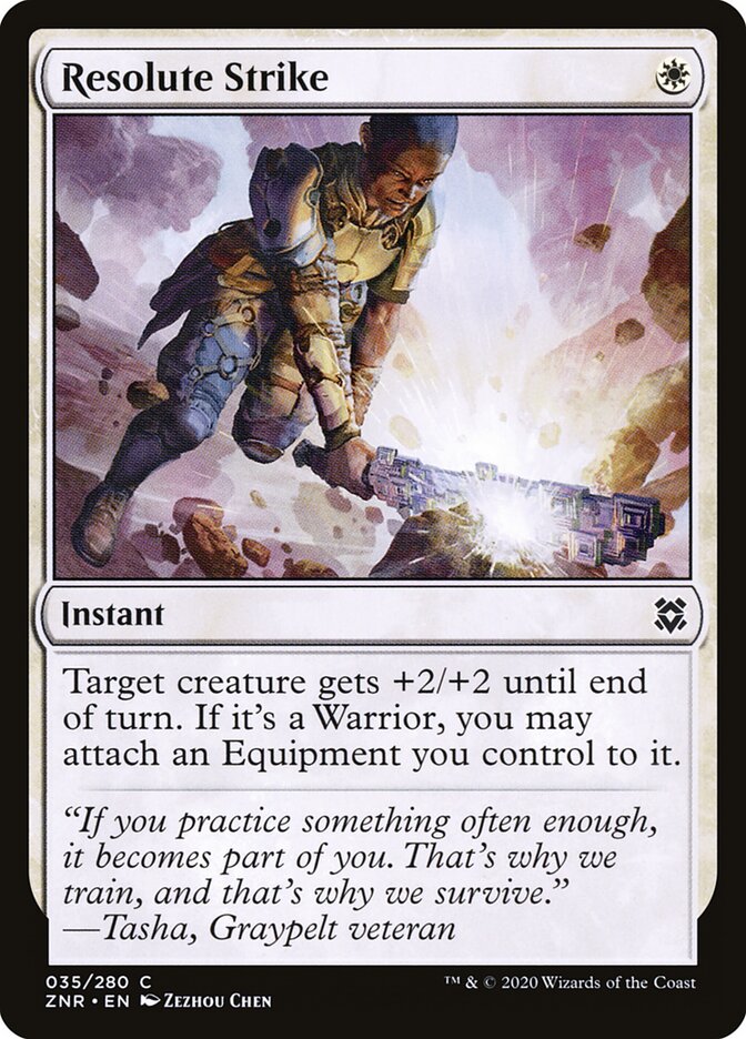 Resolute Strike - carta Magic The Gathering