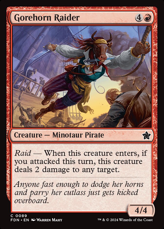 Gorehorn Raider - carta Magic The Gathering