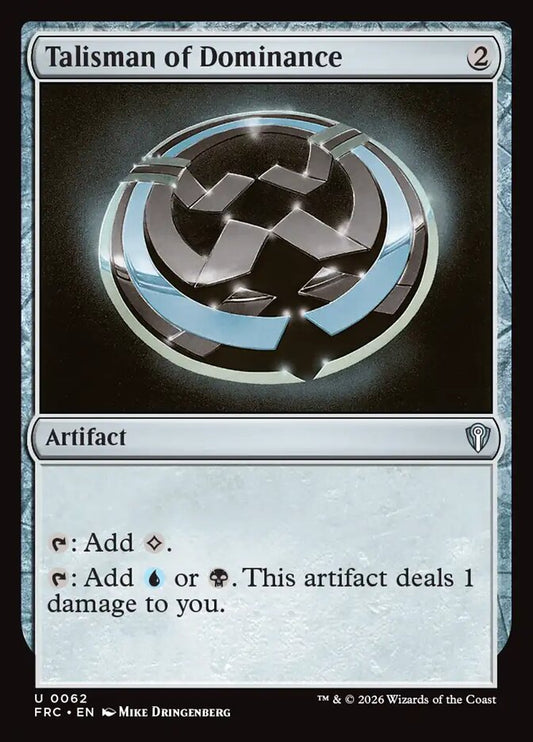 Talisman of Dominance - carta Magic The Gathering