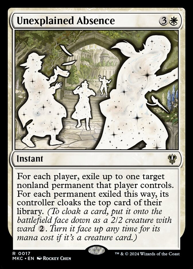 Unexplained Absence - carta Magic The Gathering