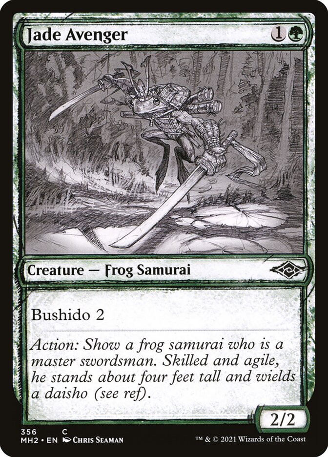 Jade Avenger - carta Magic The Gathering