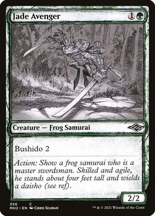 Jade Avenger - carta Magic The Gathering
