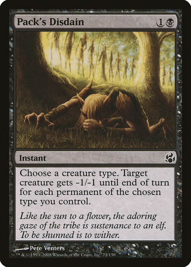 Pack's Disdain - carta Magic The Gathering