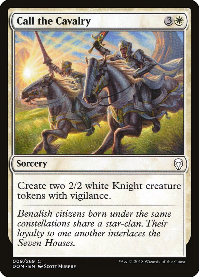 Call the Cavalry - carta Magic The Gathering