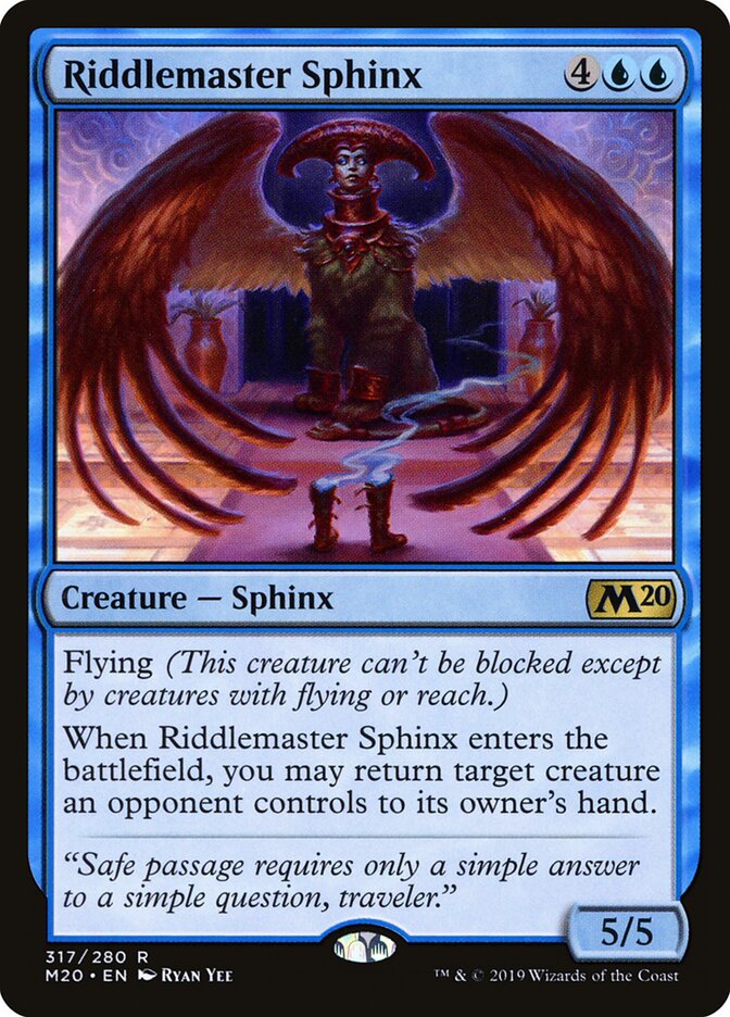 Riddlemaster Sphinx - carta Magic The Gathering