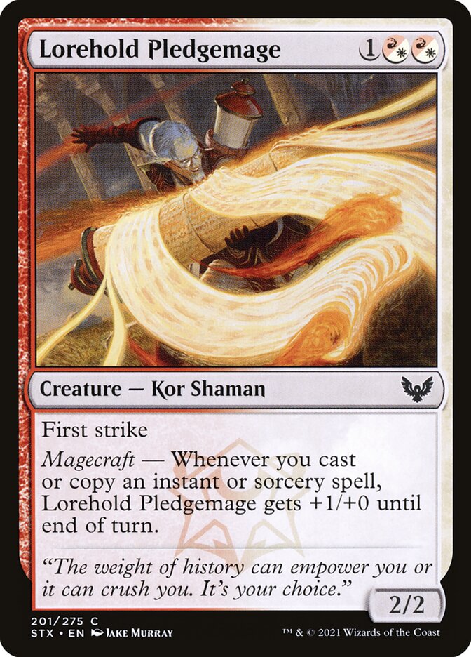 Lorehold Pledgemage - carta Magic The Gathering