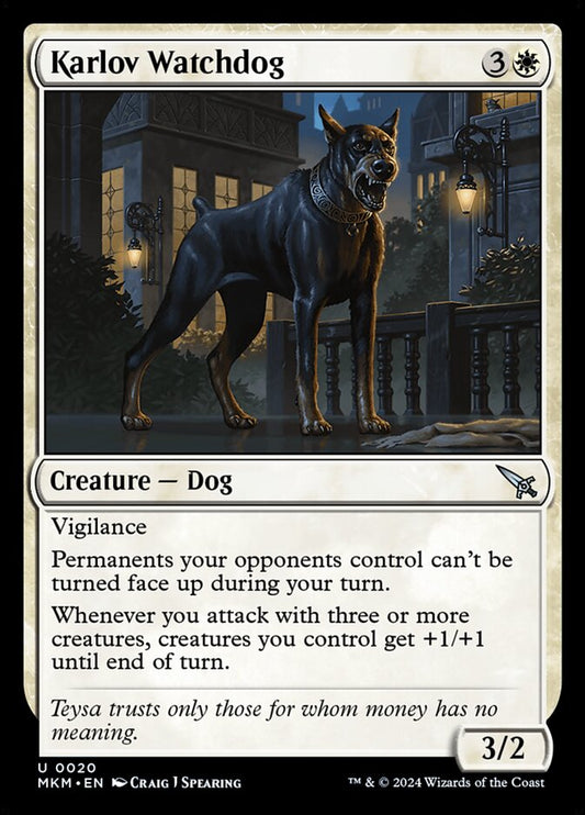 Karlov Watchdog - carta Magic The Gathering