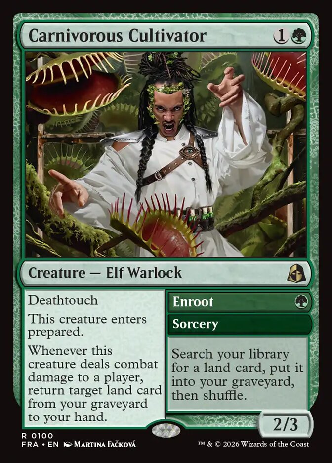 Carnivorous Cultivator // Enroot - carta Magic The Gathering