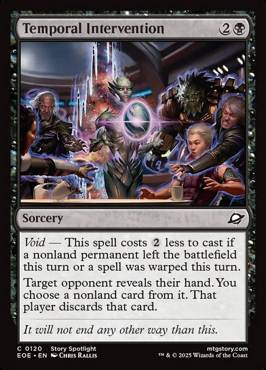 Temporal Intervention - EOE-120-NF-STD