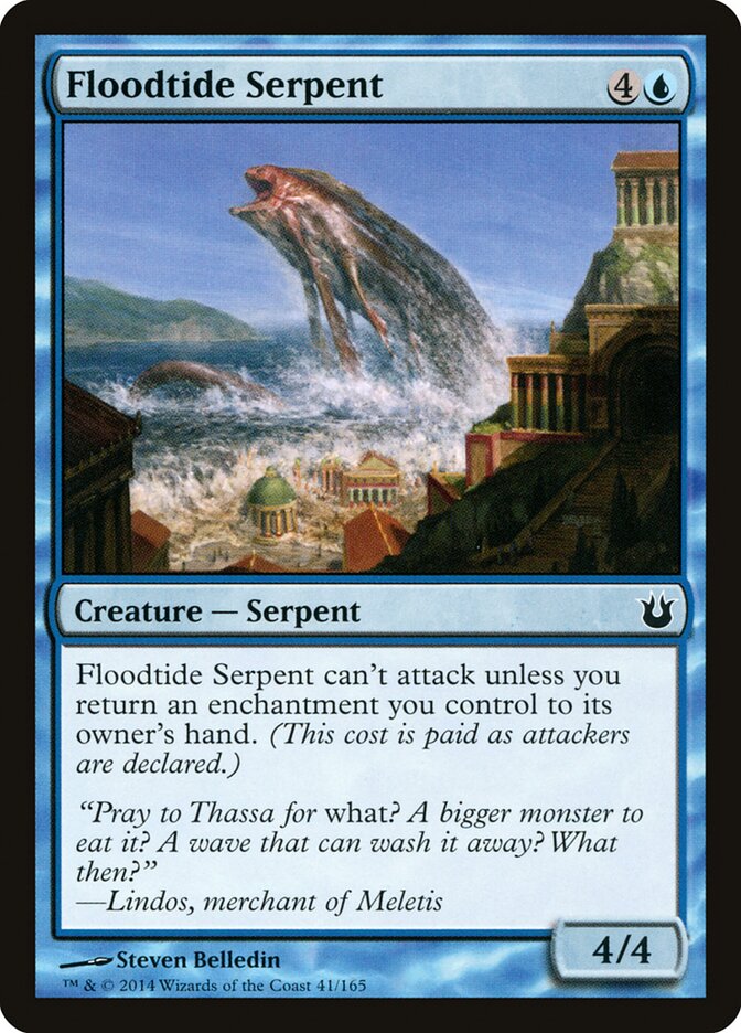 Floodtide Serpent - carta Magic The Gathering