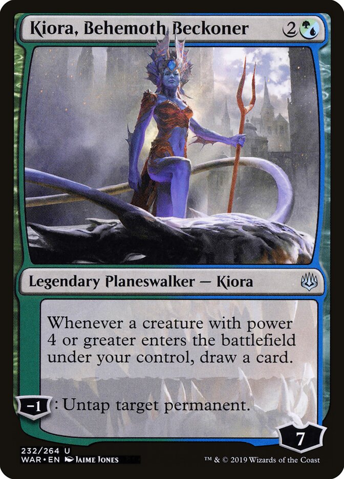 Kiora, Behemoth Beckoner - carta Magic The Gathering