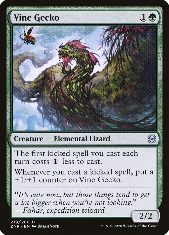 Vine Gecko - carta Magic The Gathering
