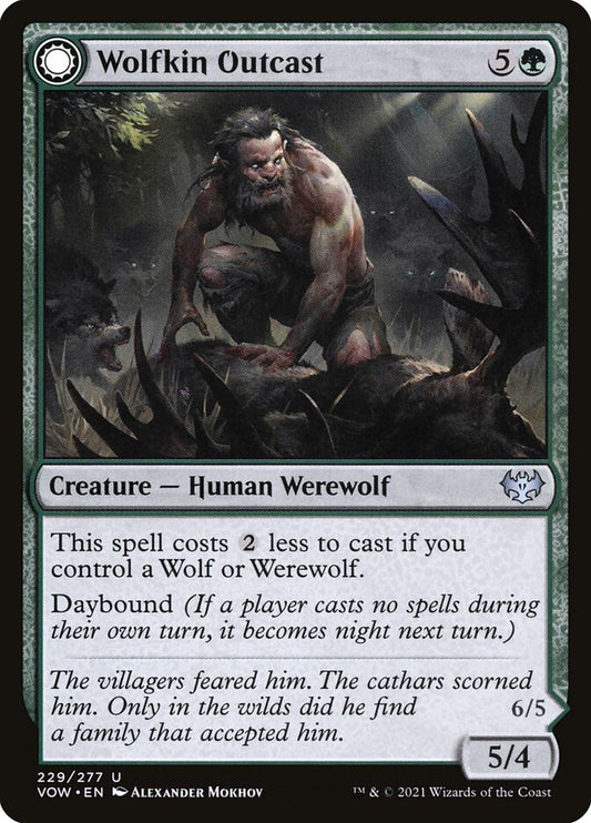 Wolfkin Outcast - carta Magic The Gathering