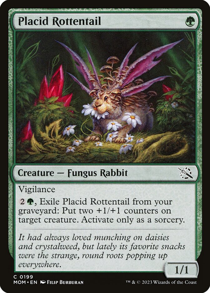 Placid Rottentail - carta Magic The Gathering