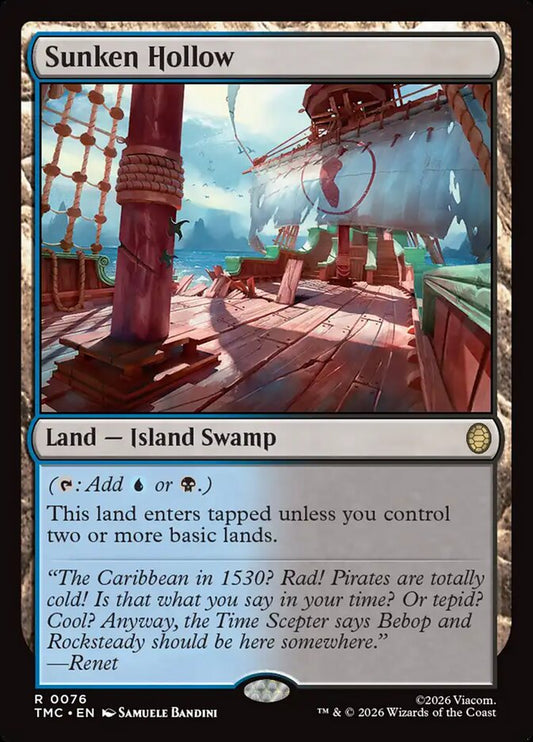 Sunken Hollow - carta Magic The Gathering