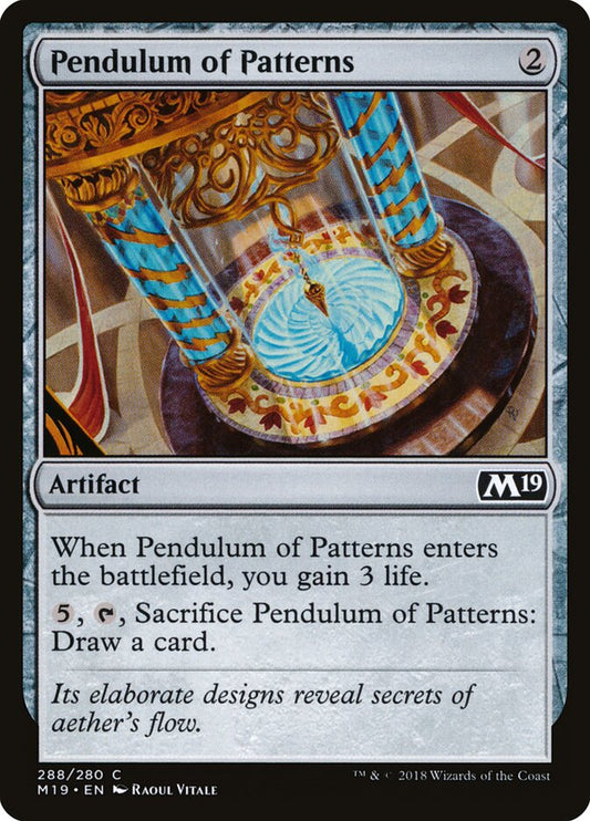 Pendulum of Patterns - carta Magic The Gathering