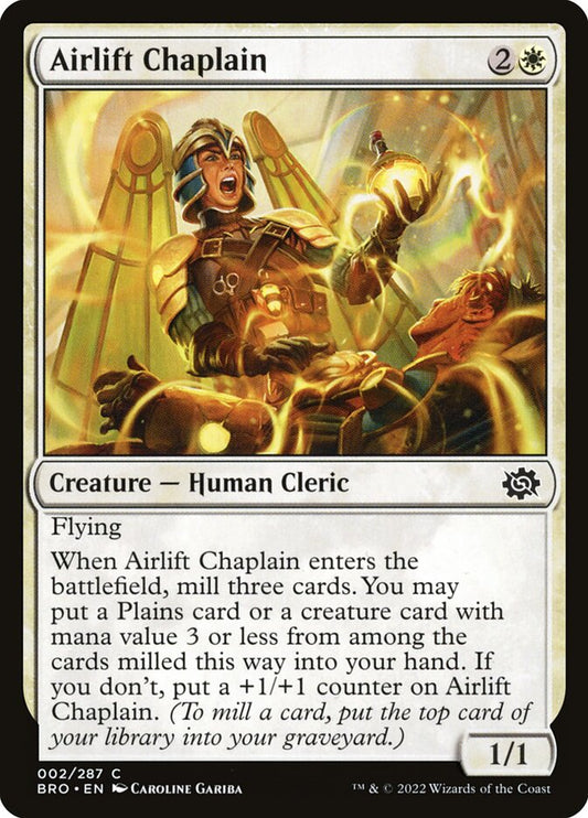 Airlift Chaplain - carta Magic The Gathering