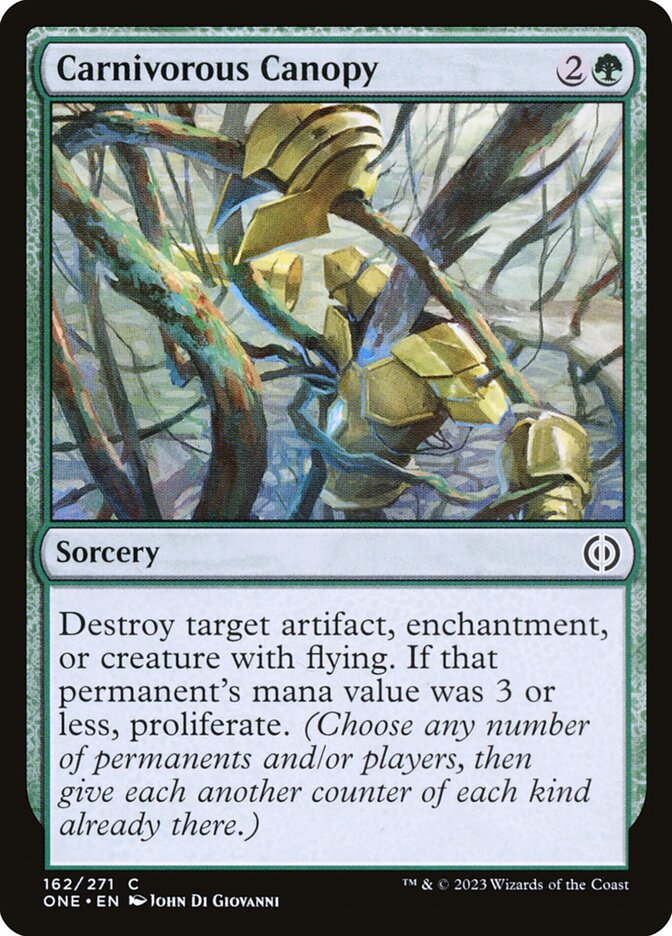 Carnivorous Canopy - carta Magic The Gathering