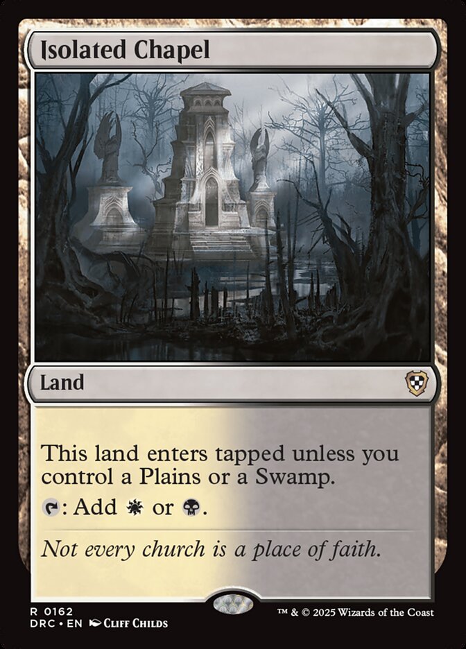 Isolated Chapel - carta Magic The Gathering
