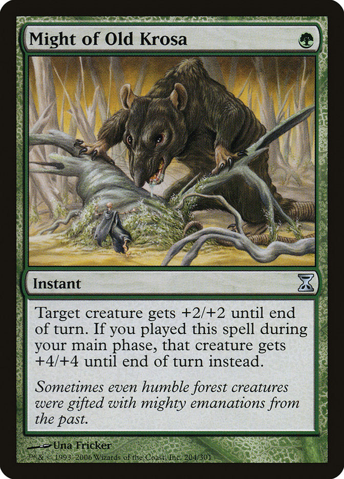 Might of Old Krosa - carta Magic The Gathering