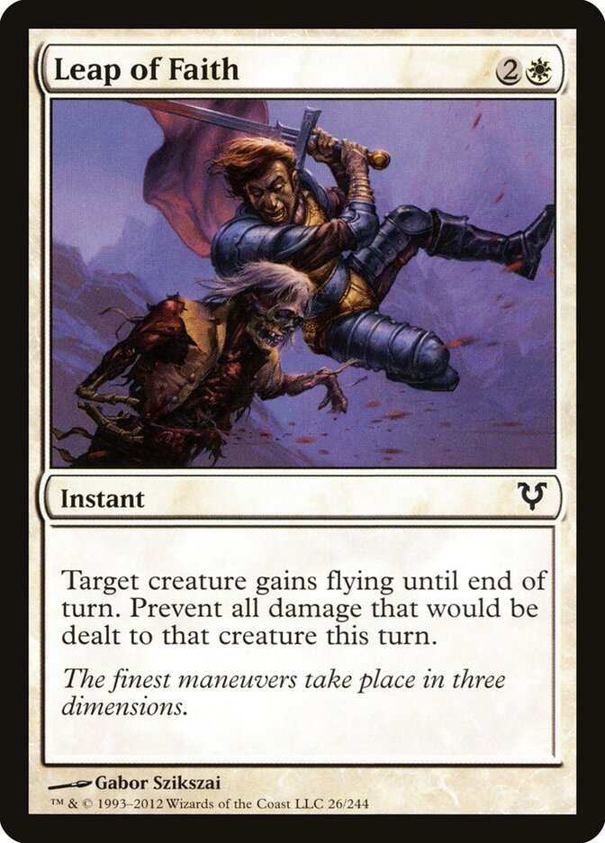 Leap of Faith - carta Magic The Gathering