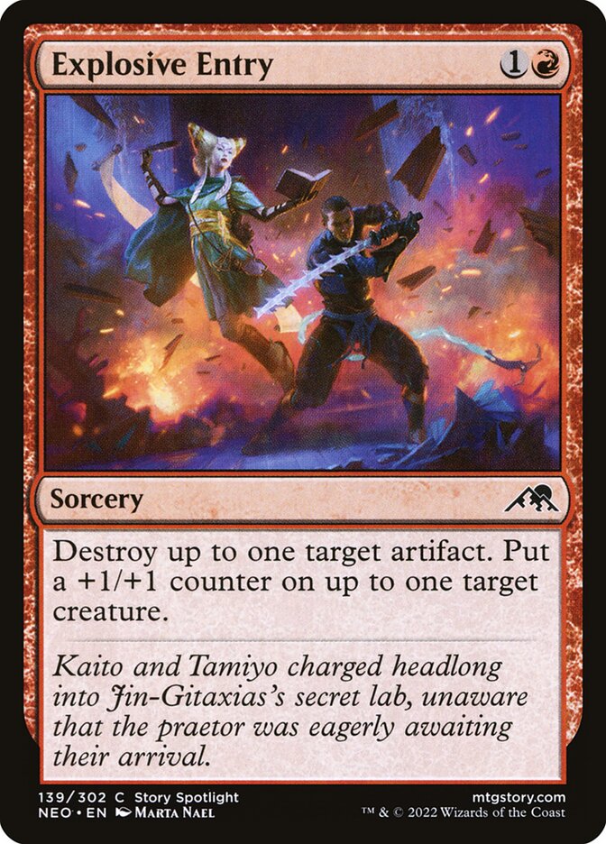 Explosive Entry - carta Magic The Gathering