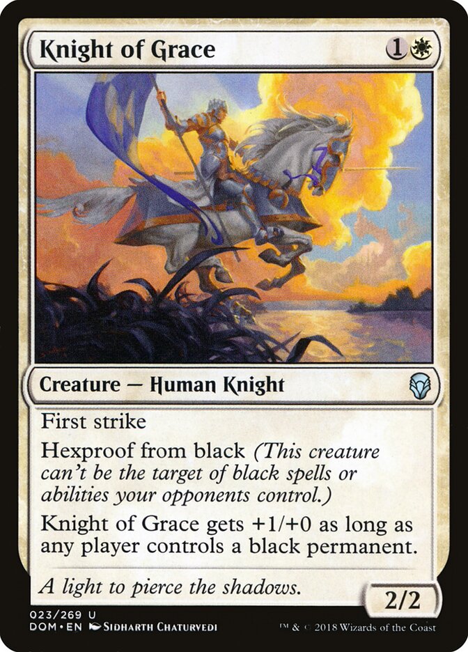 Knight of Grace - carta Magic The Gathering