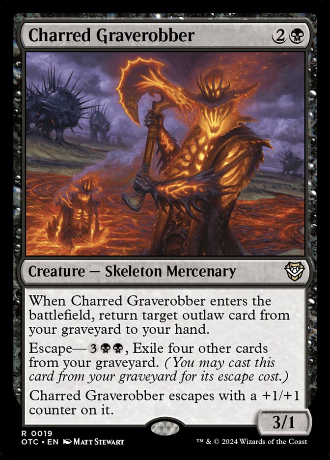Charred Graverobber - carta Magic The Gathering