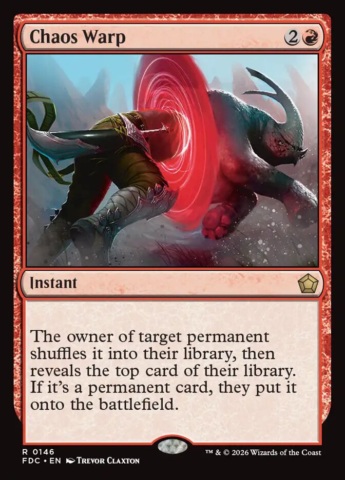 Chaos Warp - carta Magic The Gathering