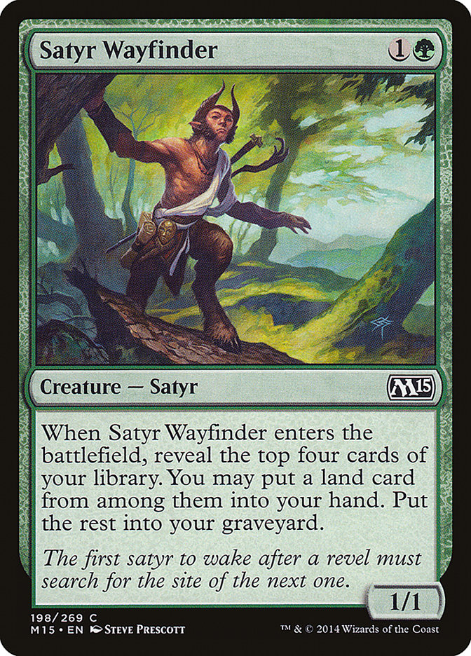 Satyr Wayfinder - carta Magic The Gathering