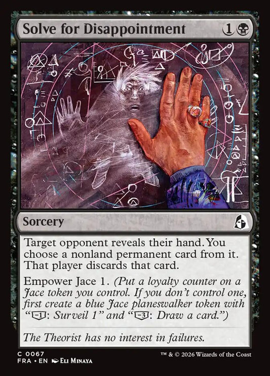 Solve for Disappointment - carta Magic The Gathering