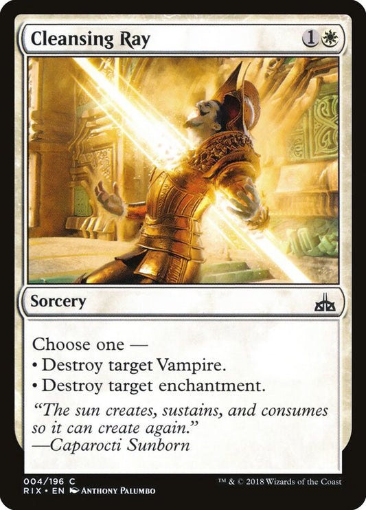 Cleansing Ray - carta Magic The Gathering