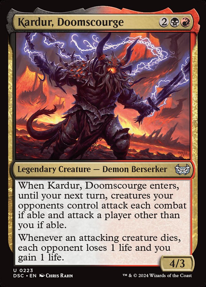 Kardur, Doomscourge - carta Magic The Gathering