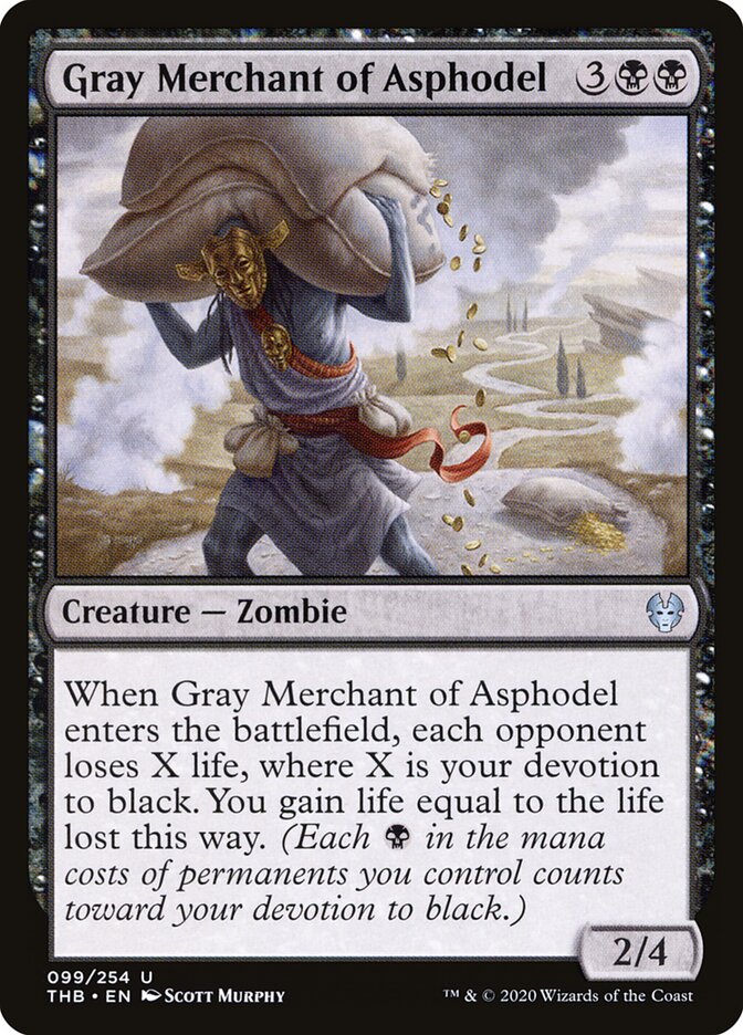 Gray Merchant of Asphodel - carta Magic The Gathering
