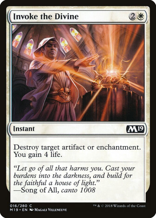 Invoke the Divine - carta Magic The Gathering