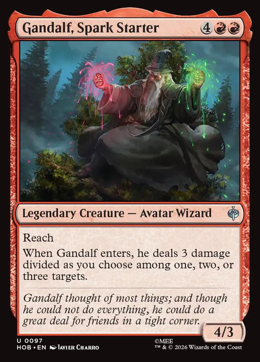 Gandalf, Spark Starter - carta Magic The Gathering