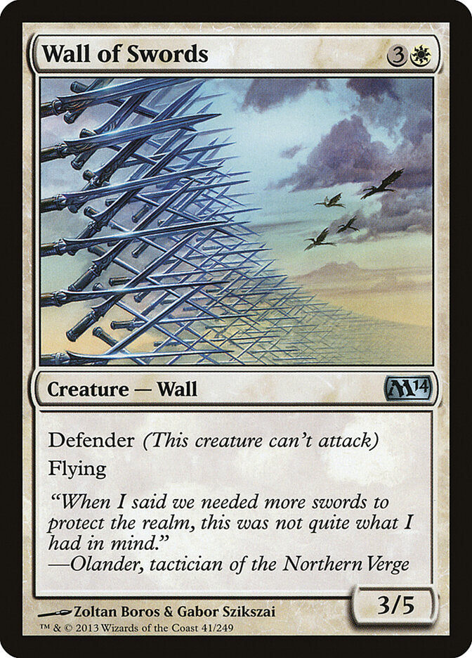 Wall of Swords - carta Magic The Gathering